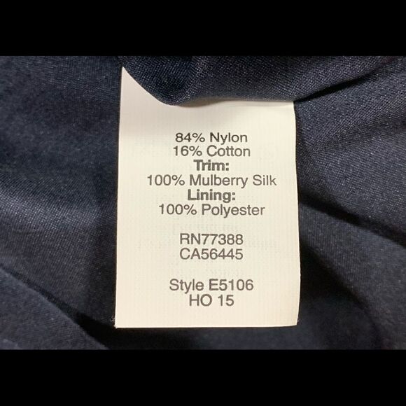 Madewell Lace Magnolia Navy Blue Dress 0 - Picture 7 of 7